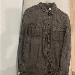 Button up shirt jacket